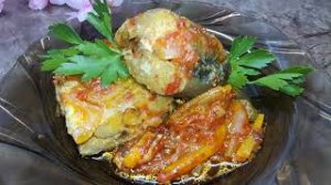 Вкуснее рыбы я не ела. Сочный минтай в томатном соусе. Очень вкусный и простой рецепт.