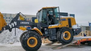 Отгрузка фронтального погрузчика XCMG LW 500 FN