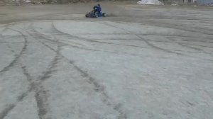 покатушки на самодельном картинге