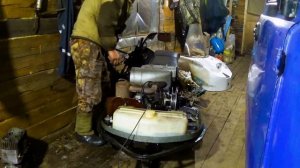 Регион 88 | Буран АЕ. Меняю двигатель. Вариатор альпина доработки.