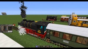 Обзор мода на Train-craft в Minecraft #1