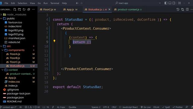 ReactJs - Context API (Provider and Consumer) Part 2 || Hindi || Coding Scenes смотреть онлайн