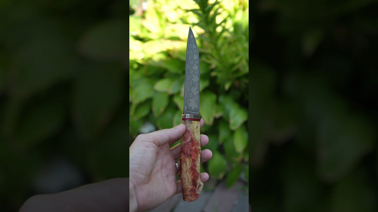 Осенний Нож #knifemaking #knife #нож #стругуновножи смотреть онлайн