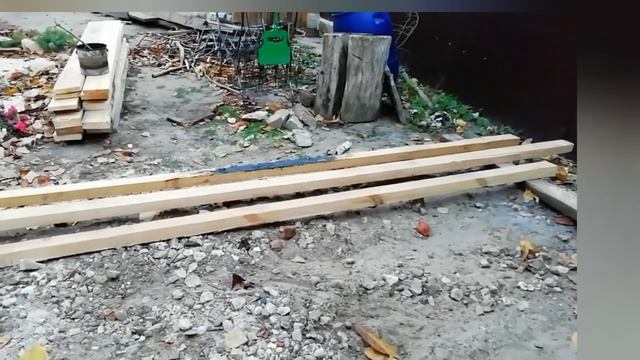 Деревянный настил из обрезной доски. Распил лаг. Обработка. Шлифовка.