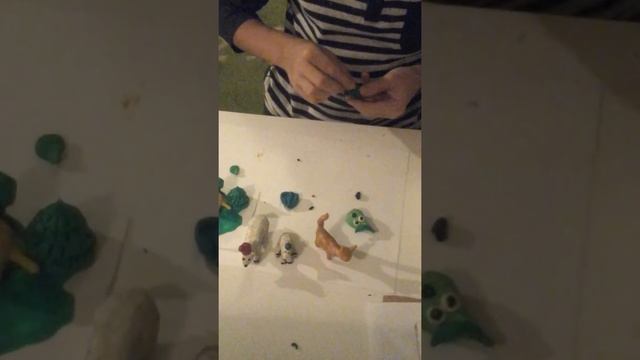 Как сделать лёгкую грушу из пластилина. Это очень просто! смотреть онлайн