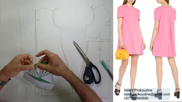 моделируем платье Modelado De Vestido #курсыкройкиишитья  #валерийпрокудиншитьё #diseñodemoda