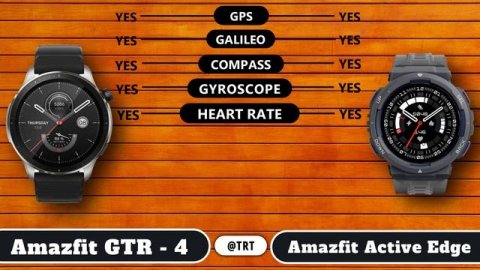 Amazfit Active Edge VS Amazfit GTR 4