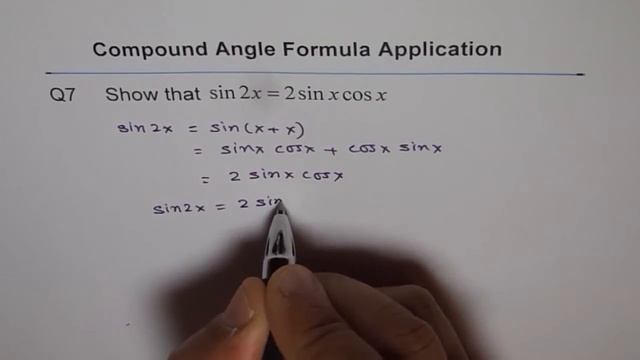 How to Derive Sin2x Compound Angle Formula Q7 смотреть онлайн