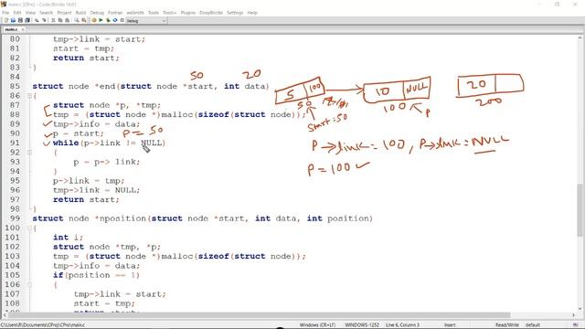 Program to Insert node in Singly Linked List (Hindi) смотреть онлайн