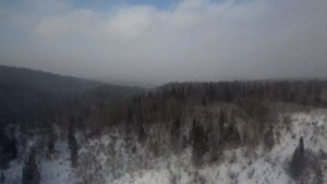 Салаирский кряж с высоты птичьего полета