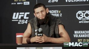 Сделаю с Усманом тоже самое, что Хабиб с Гэтжи! Конференция UFC 294 Чимаев - Усман перед боем.