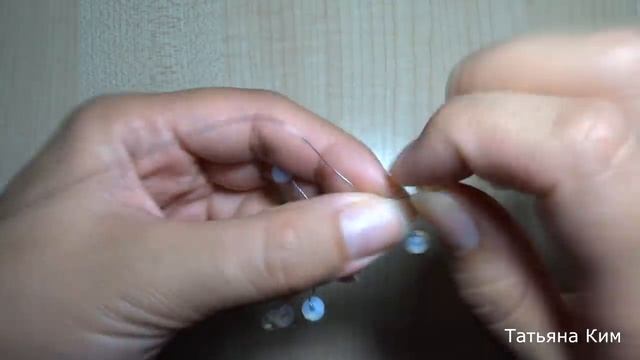 Веточка В ПрическуВеточка из проволоки и бусинBranch of wire and beads.mp4