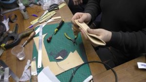 КАК сшить ножны подробно ?, шьем  ножны крючку .