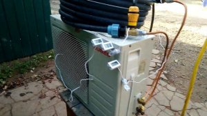 Тепловой насос - обогреватель для мастерской