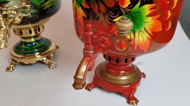 Тульские самовары на дровах с росписью смотреть онлайн