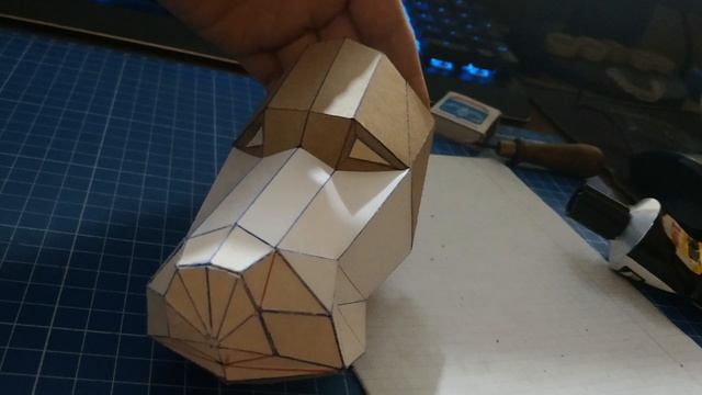 КАК СДЕЛАТЬ ДОБЕРМАНА ИЗ КАРТОНА В СТИЛЕ LOWPOLY PAPERCRAFT