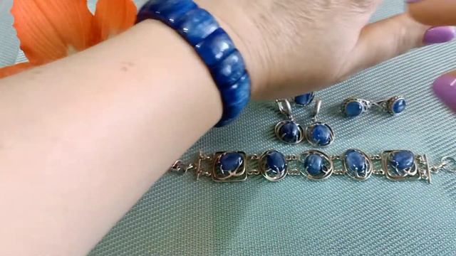 Коллекция украшений с кианитом