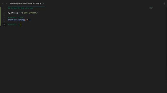 Get a Substring of a String in Python | Python Examples | Python Coding Tutorial | Python Interview