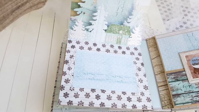 Поп-ап конструкция дивный сад из скрапальбома "Зимы волшебные мгновенья" смотреть онлайн