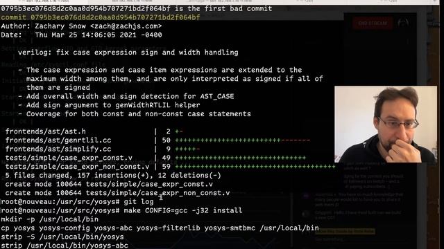 How to burn out step 9125 - bisecting Yosys FPGA synthesis regression, ... :-/ смотреть онлайн