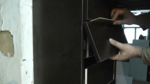 Как прикрутить фасады к ящику первый вариант