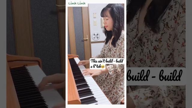 Build a Btch - Bella Poarch   Piano Cover   Linh Linh