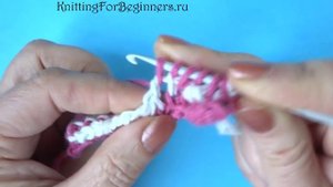 Узоры крючком Тунисское вязание 21