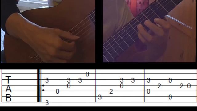 Blowin' In The Wind - Easy Fingerstyle Guitar (Tab \ Tablature) смотреть онлайн