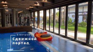 Спортивный комплекс 200 м² для загородного дома - строительная компания Лесной  комплекс