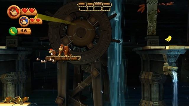 Donkey Kong Country Returns - World 3: Ruins - 2 Player Co-op (No Damage) 100% Walkthrough смотреть онлайн