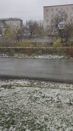 В Челябинской области выпал первый снег