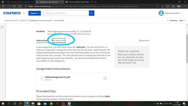 JAVA FOR ANDROID// Week 2 & 3 Programming Assignment answer &Process /#Coursera / 2021 /100%correct смотреть онлайн