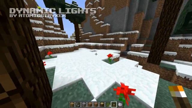 Minecraft Mod Lookout: Dynamic Lights Mod смотреть онлайн