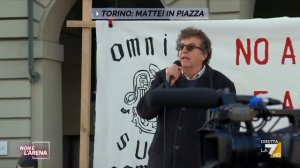 No green pass, il giurista Ugo Mattei in piazza a Torino