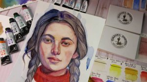 Быстро, просто, понятно как рисовать портрет акварелью. #советыпорисованию