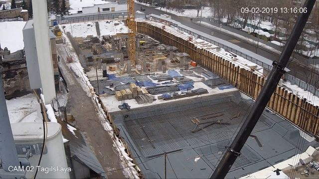 ЖК Сиреневый парк 09-02-2019 таймлапс смотреть онлайн