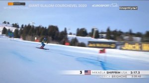 Горные лыжи. Кубок мира. Краньска Гора. Женщины. Слалом-Гигант. 1-я попытка..mp4