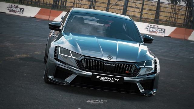 Skoda Octavia vRS Hyper Widebody Kit Modification 2023 смотреть онлайн