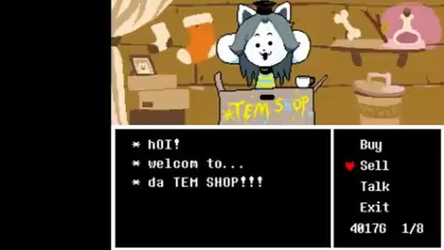Buying Tem Armour [Undertale] смотреть онлайн