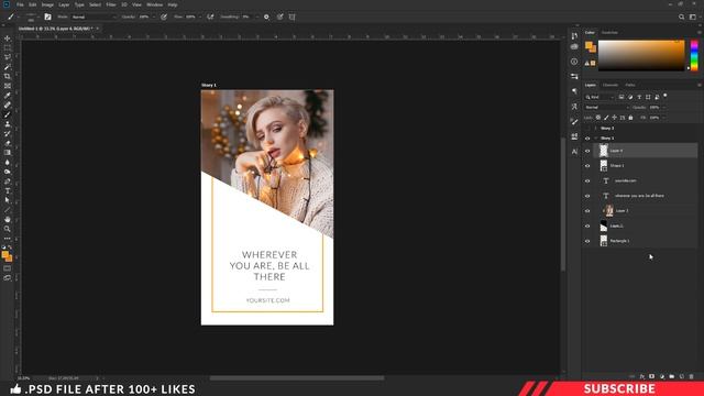 How to Make Creative Instagram Stories | Photoshop Tutorial | PE43 смотреть онлайн