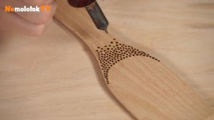 Выжигание фигурными насадками