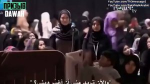 ХРИСТИАНКА БЫЛА ШАКИРОВАНА ОТВЕТА ЗАКИРА НАЙКА И ПРИНЯЛА ИСЛАМ - ДОКТОР ЗАКИР-НАЙК