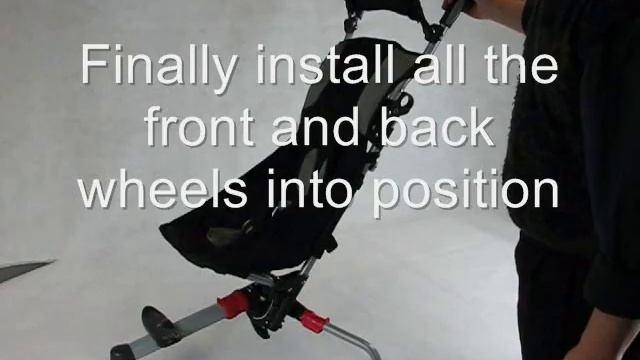 Folding & Unfolding 3 Wheel baby stroller смотреть онлайн