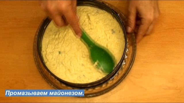 САЛАТ слоеный с курицей и грибами.#салатырецепты #вкусныесалаты #салатынапраздничныйстол #ноткавкус