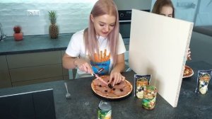 ТЕЛЕПАТИЯ Пицца Челлендж ? УГАДАЙ Если Сможешь Twin Telepathy Pizza Challenge / Алиса и Лиза