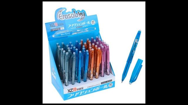 Ручка шариковая - Пиши-Стирай, синий, корпус тонированный, цвет корпуса микс смотреть онлайн