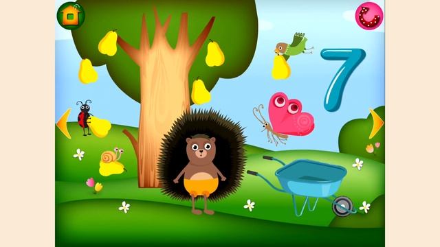 Учим цифры. Игра для детей.