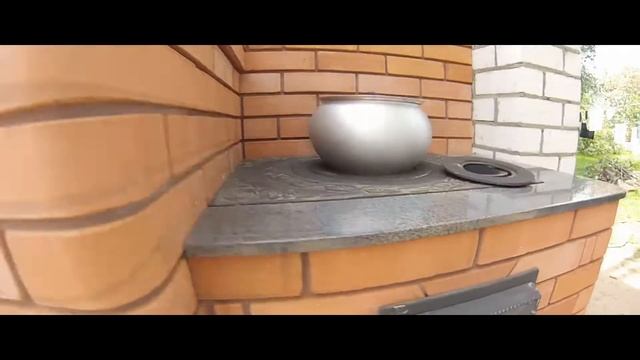 Комплекс уличный печь русская, мангал, духовка, плита #ПечникМогилев
