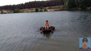 Лодка из автомобильных камер. Дешёвая, надежная и компактная самоделка. Самодельная надувная лодка