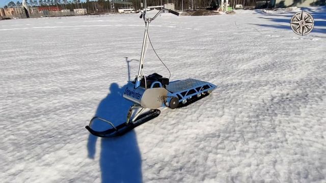 Железный друг для рыбака - мини снегоход смотреть онлайн